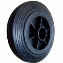 5’solid rubber wheel