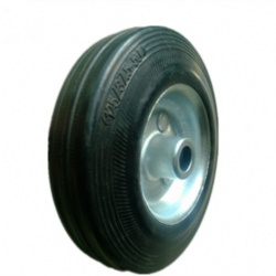 5’solid rubber wheel