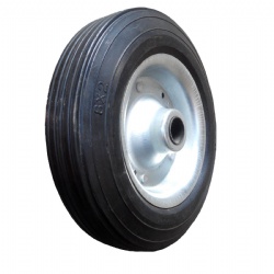 8x2 solid rubber wheel