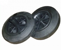 8x2 solid rubber wheel