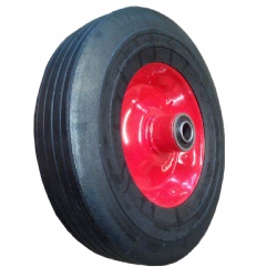 10x2.5 solid rubber wheel