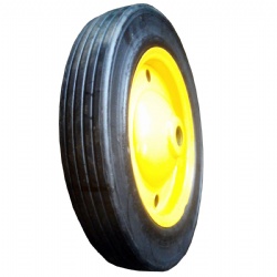 13x3 solid rubber wheel