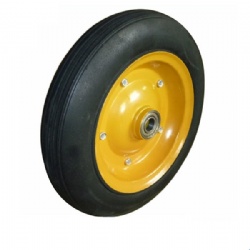 14x3.5 solid rubber wheel