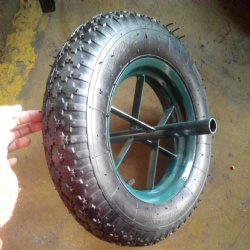 3.50-8 pneumatic rubber wheel